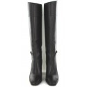 T 38 dark brown leather CHRISTIAN LOUBOUTIN boots