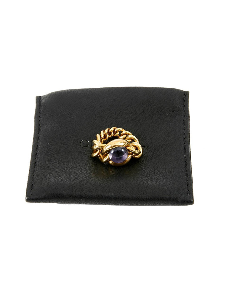 Bague CHANEL or 750/°°°et cabochon 