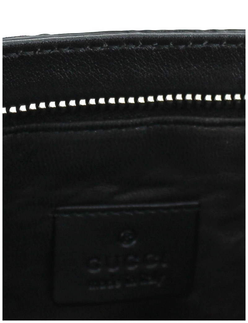 Pochette GUCCI en crococdile noir 