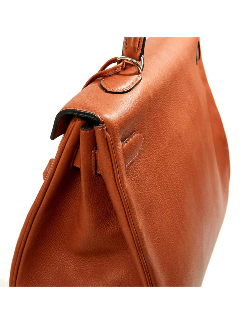 Kelly II 40  retourné HERMES taurillon saddle fauve