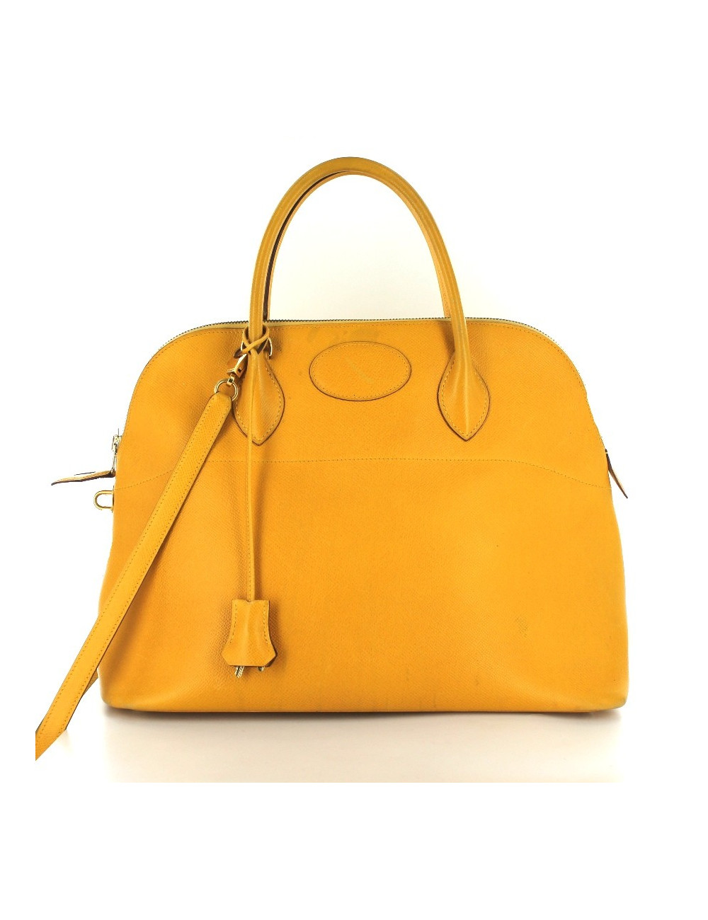 BOLIDE HERMES en cuir jaune