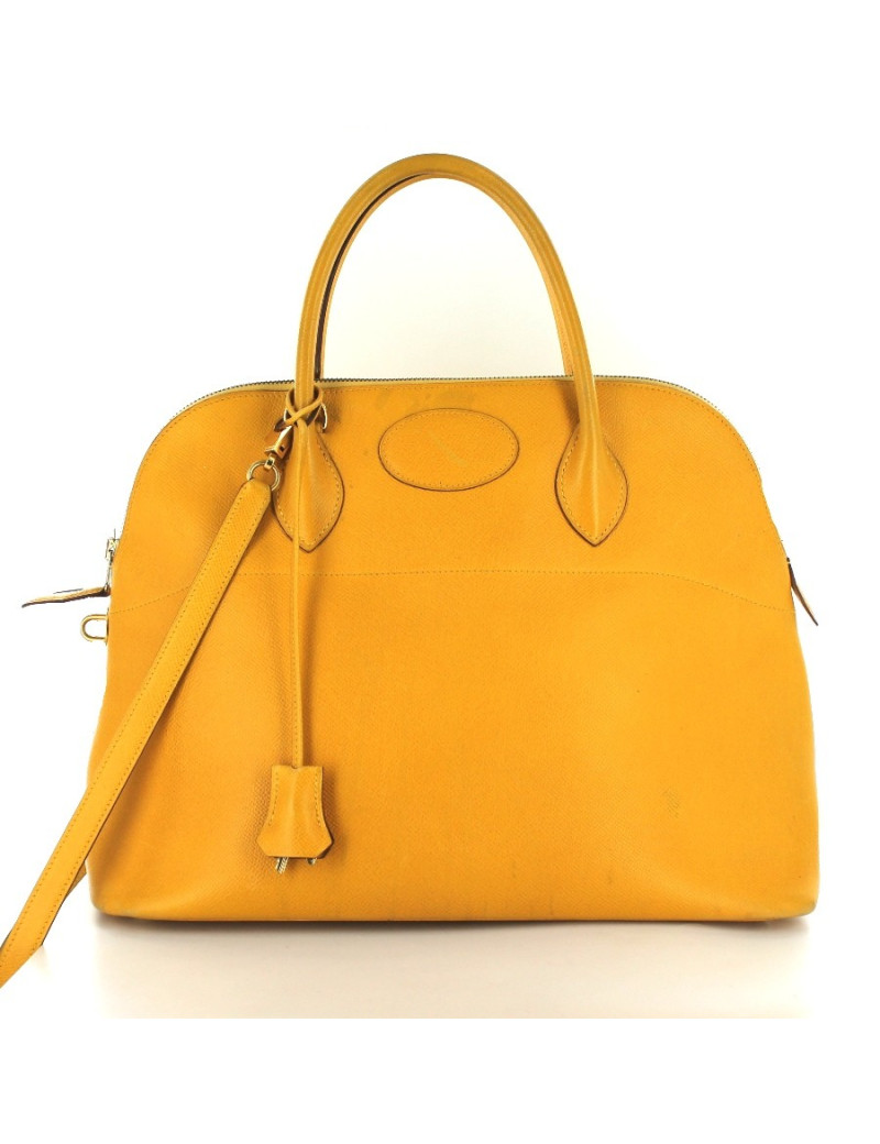BOLIDE HERMES en cuir jaune