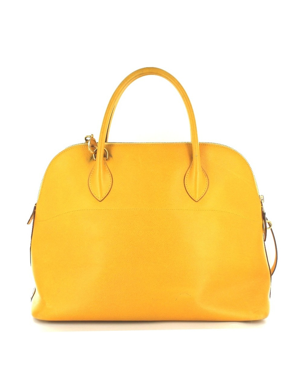 BOLIDE HERMES en cuir jaune