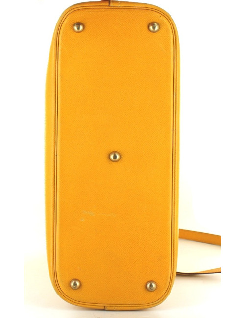BOLIDE HERMES en cuir jaune