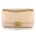 CHANEL bag classic powder pink leather retro gold clasp