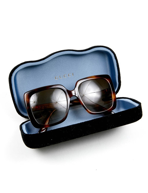 Lunettes de soleil GUCCI rectangulaires