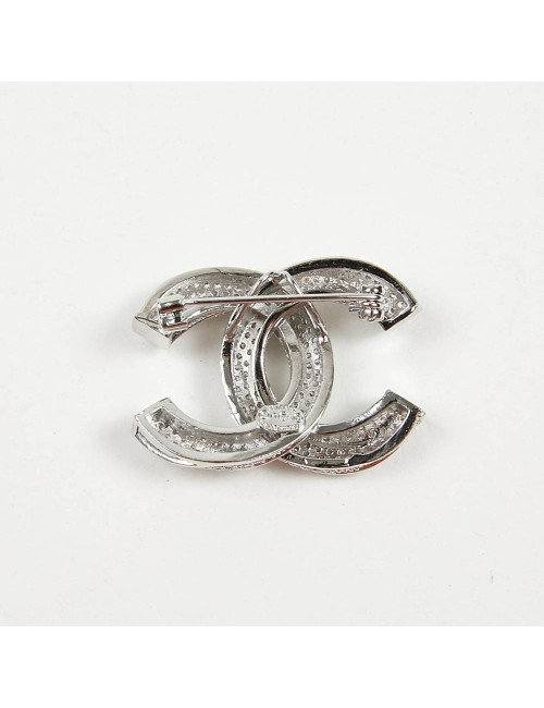 CHANEL rhinestones brooch 