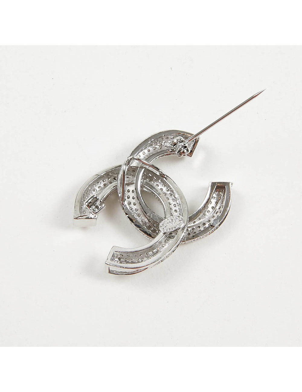 CHANEL rhinestones brooch 