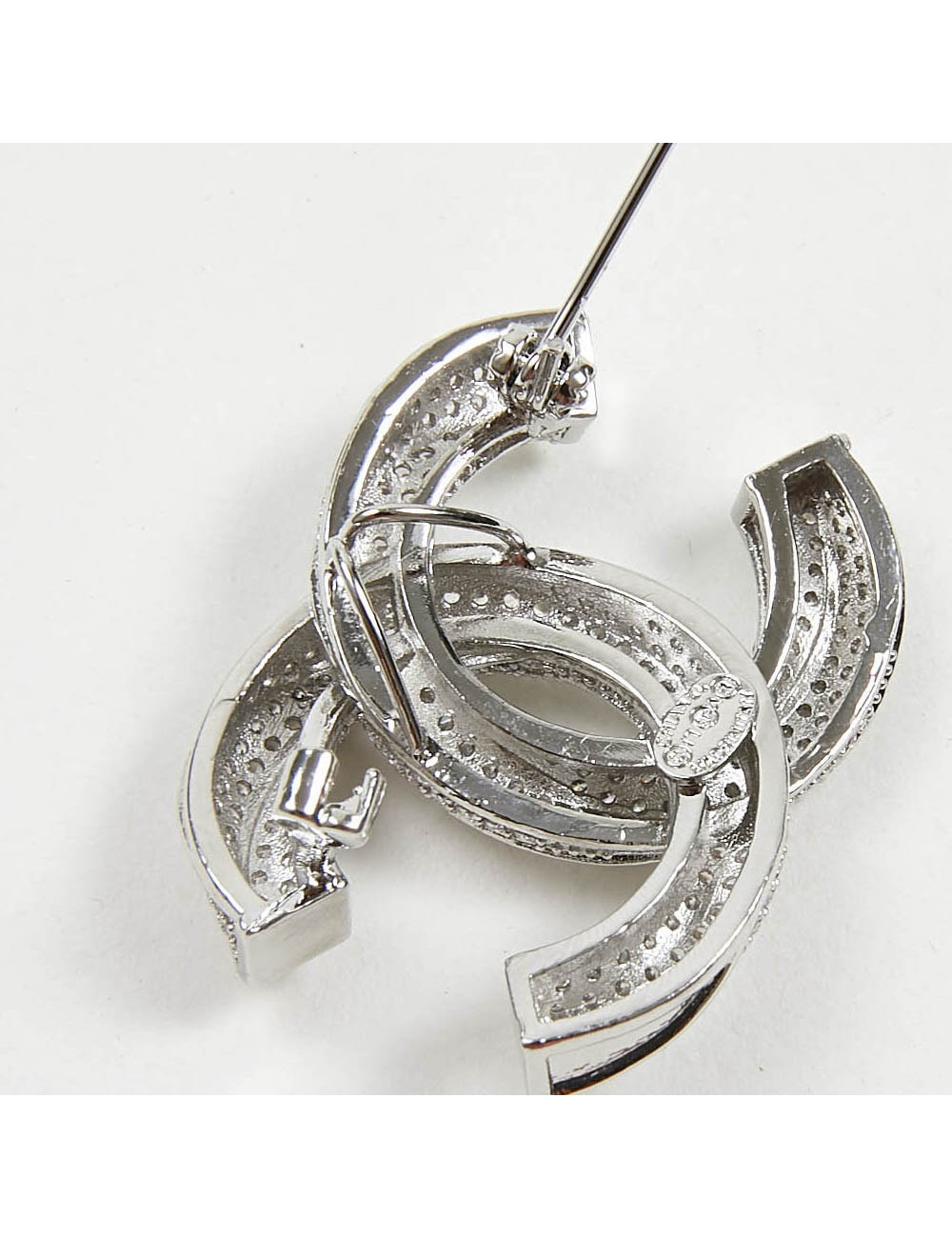 CHANEL rhinestones brooch 