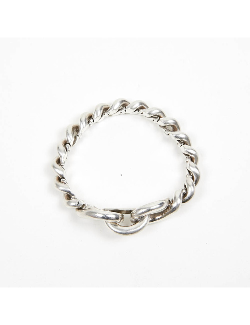Bracelet Torsade HERMES argent 925/°°°
