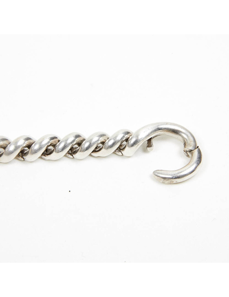 Bracelet Torsade HERMES argent 925/°°°