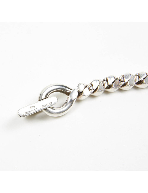 Bracelet Torsade HERMES argent 925/°°°