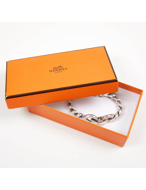 Bracelet Torsade HERMES argent 925/°°°