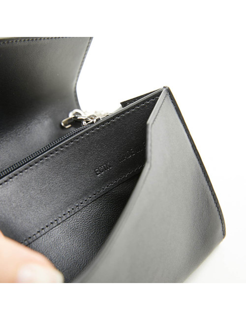 Portefeuille CARTIER cuir lisse noir