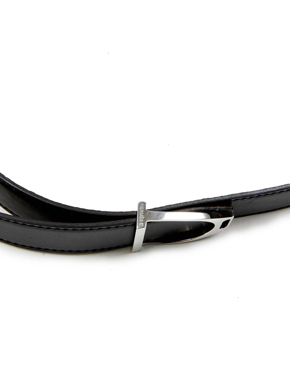 Ceinture HERMES T M réversible Homme