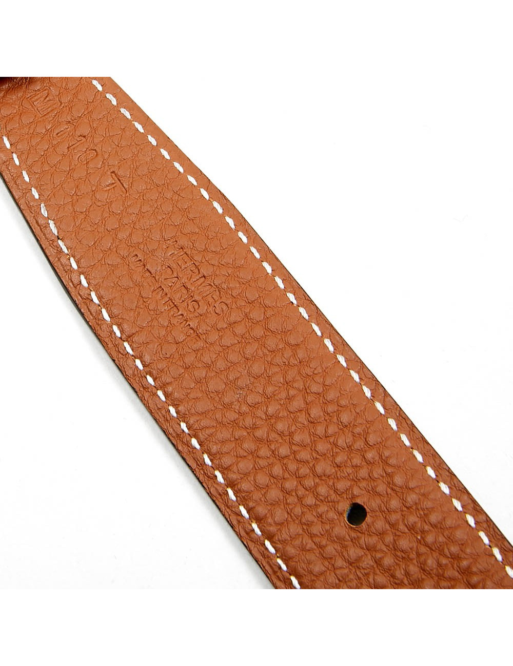 Ceinture HERMES T M réversible Homme