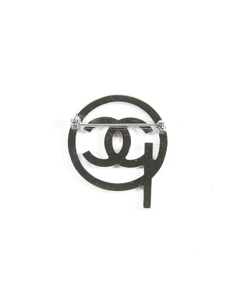 Broche CHANEL verte