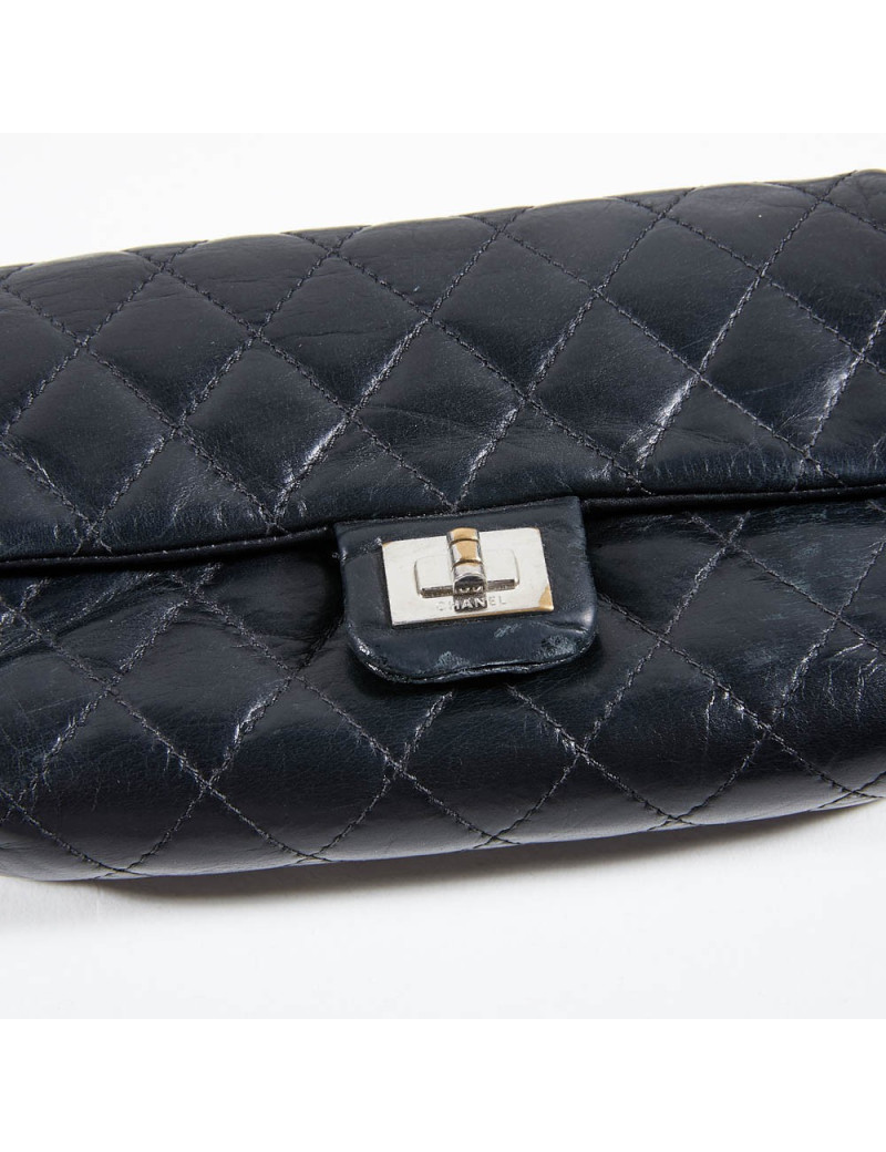 Ceinture Pochette CHANEL cuir matelassé noir