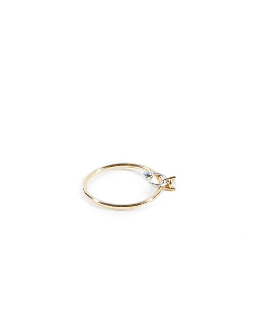 Delfina Delettrez gold and diamond ring Size 52