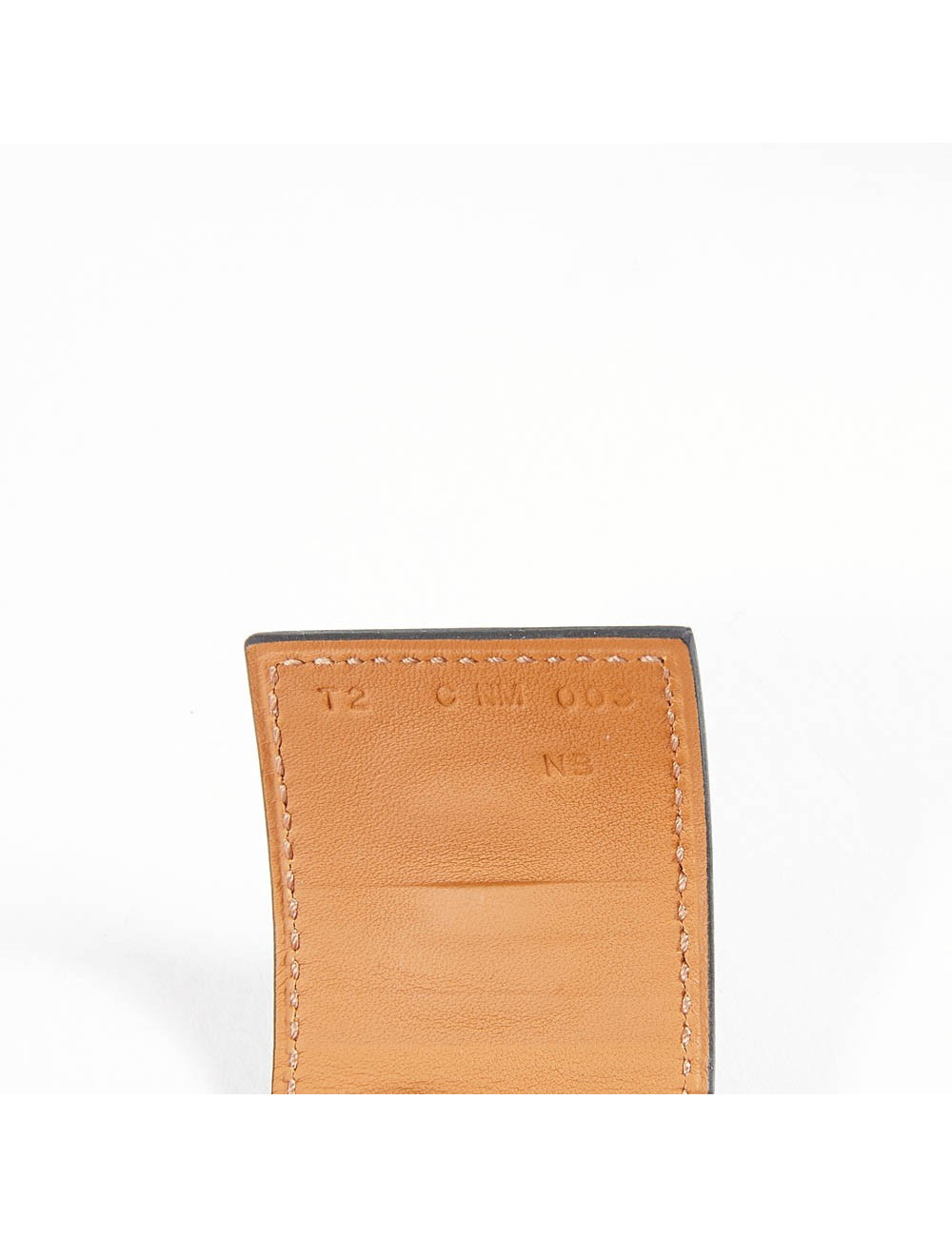 Manchette T 2 HERMES CDC cuir box noir