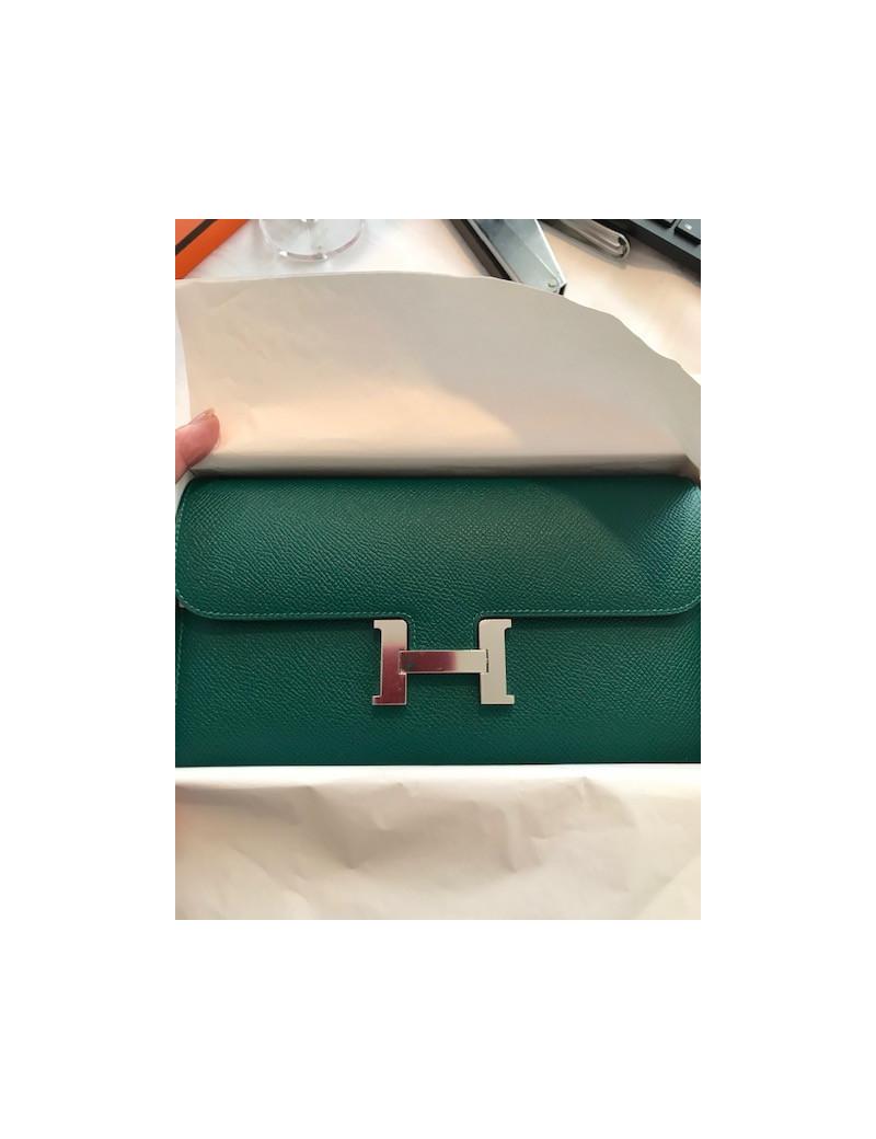 Pochette Constance Malachite HERMES