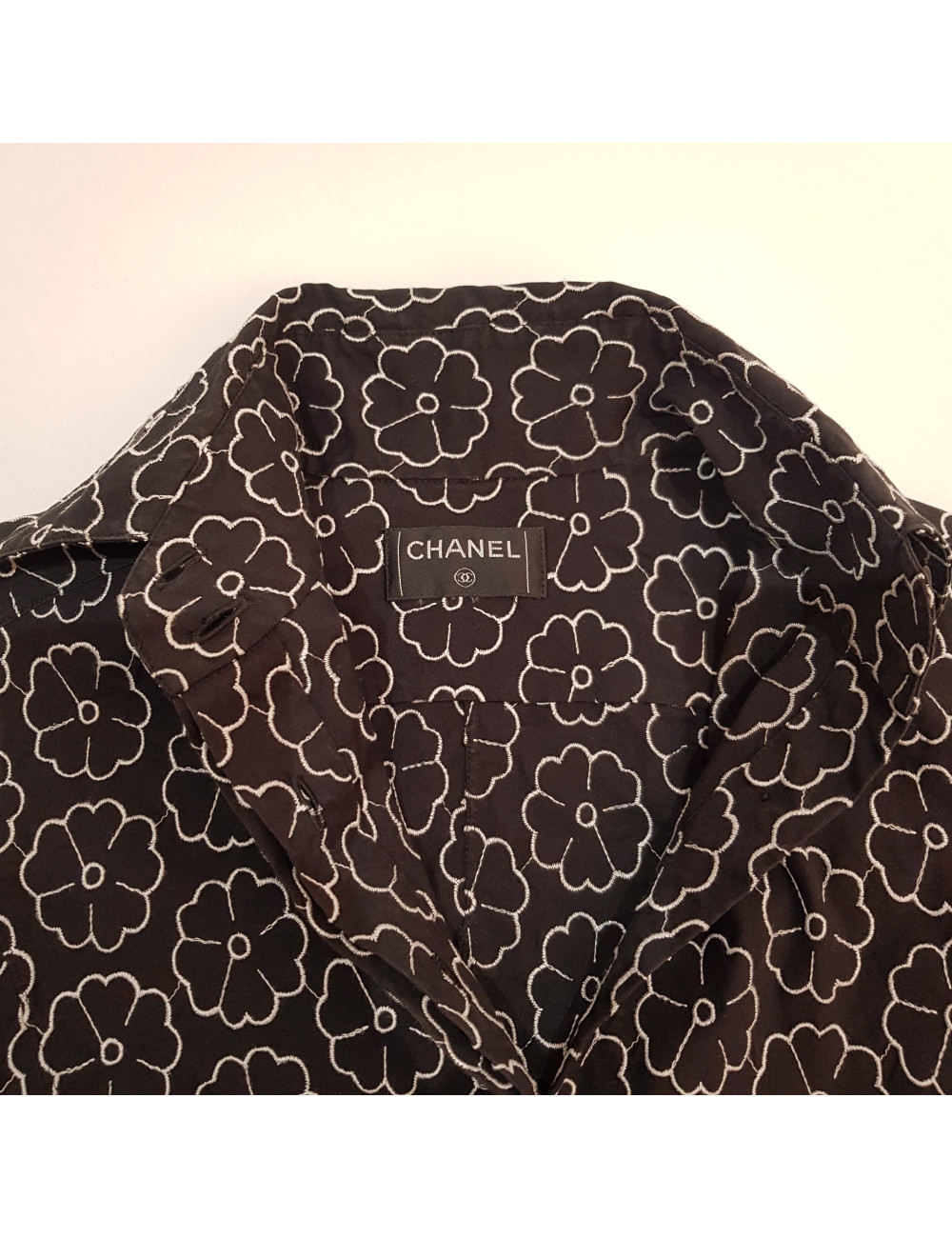 Blouse CHANEL à fleurs