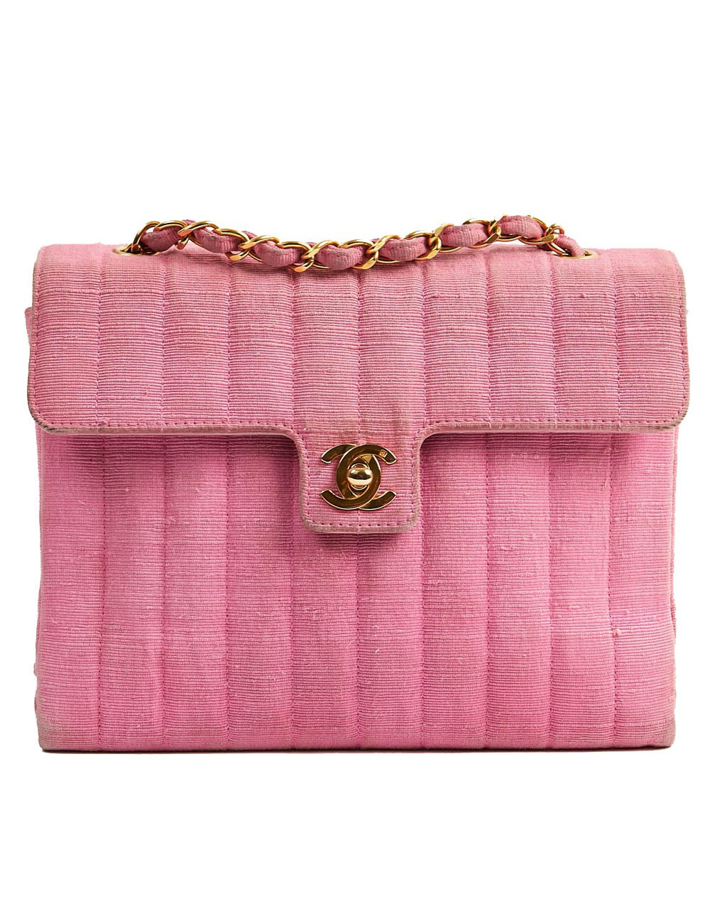 Sac CHANEL en ottoman rose