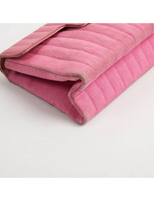 Sac CHANEL en ottoman rose