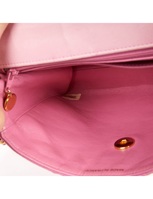 Sac CHANEL en ottoman rose