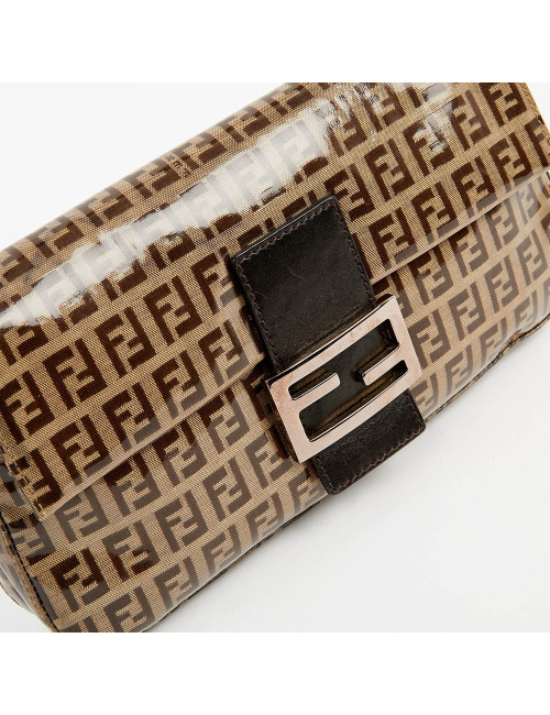 Baguette FENDI monogramme toile 