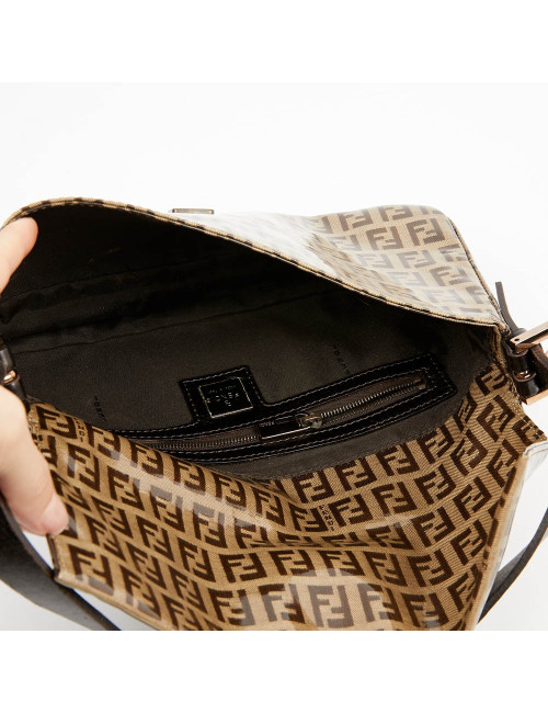 Baguette FENDI monogramme toile 