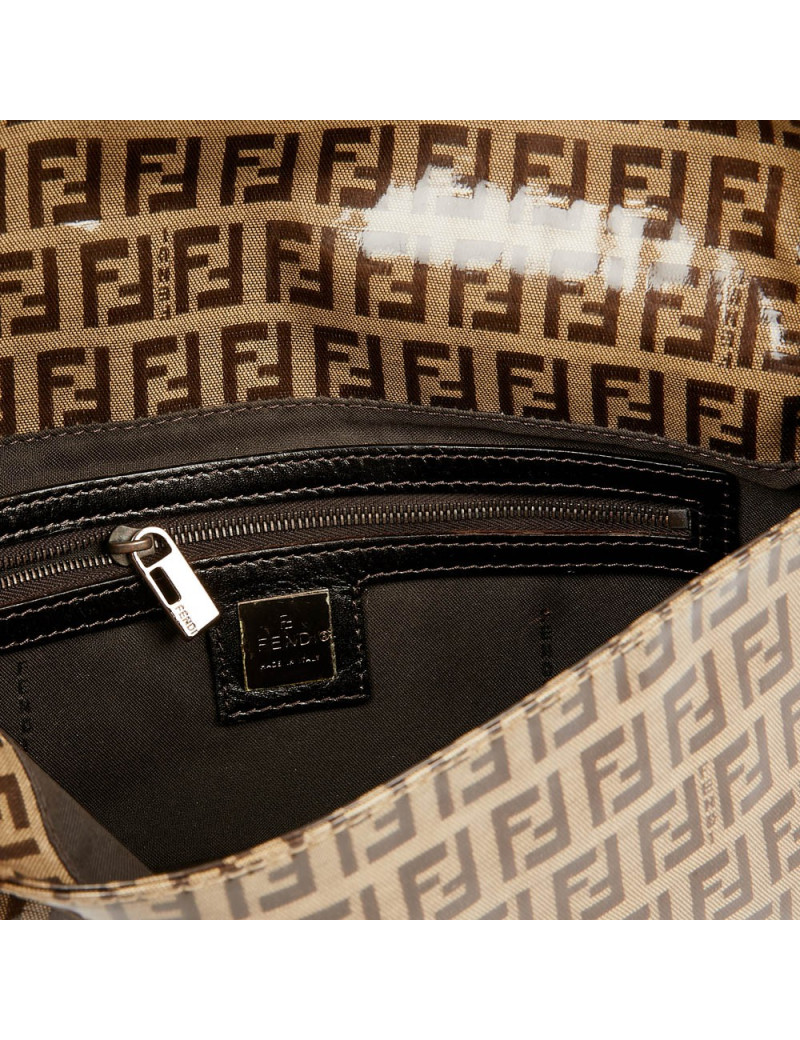 Baguette FENDI monogramme toile 
