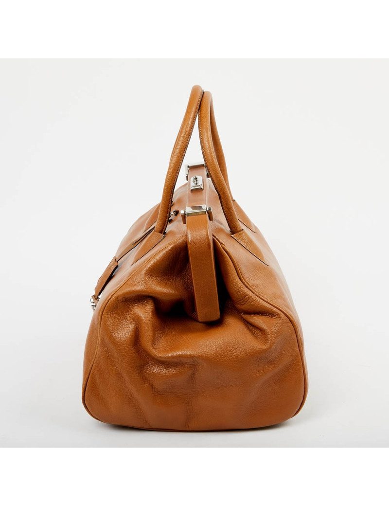 Mallette PRADA cuir beige 