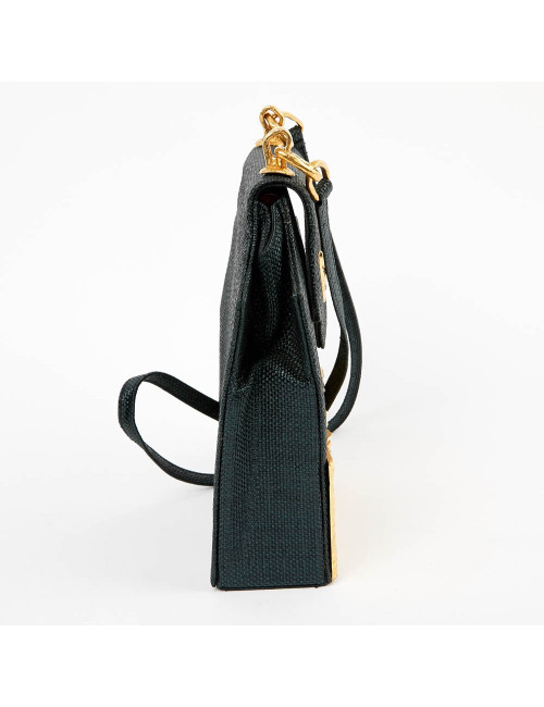 Sac CHRISTIAN LACROIX façon osier bleu