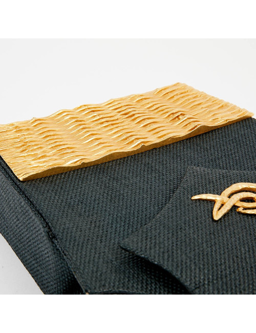 Sac CHRISTIAN LACROIX façon osier bleu