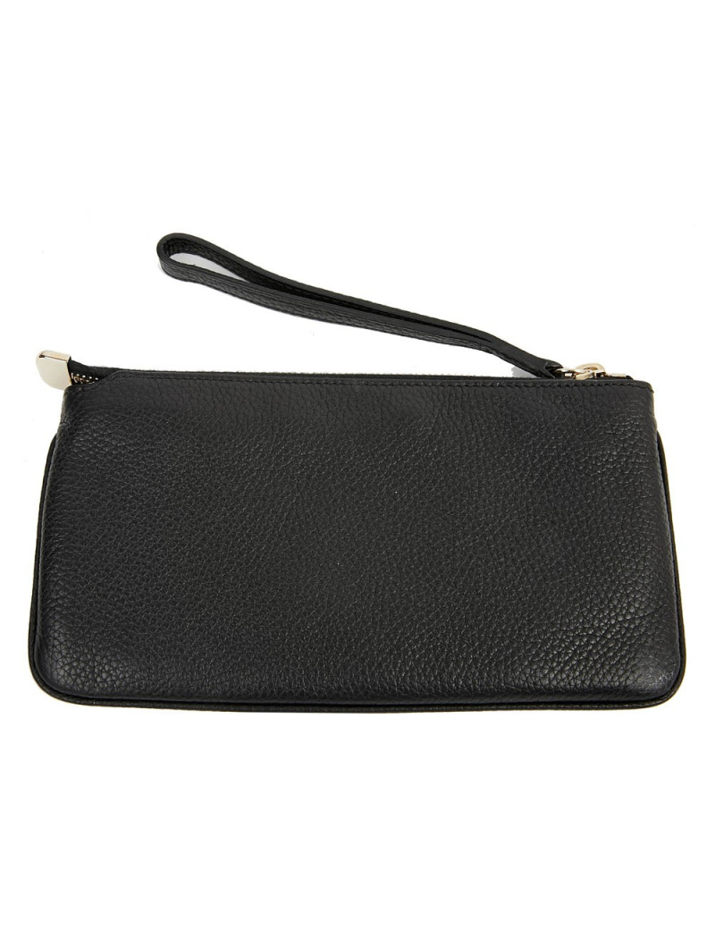 Pochette Soho GUCCI cuir grainé noir 