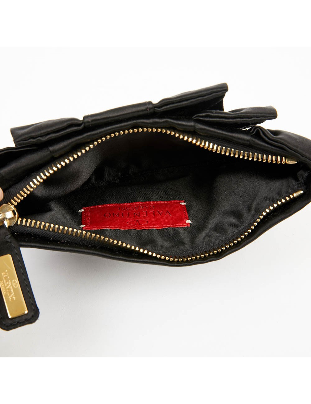 Pochette noire noeud VALENTINO