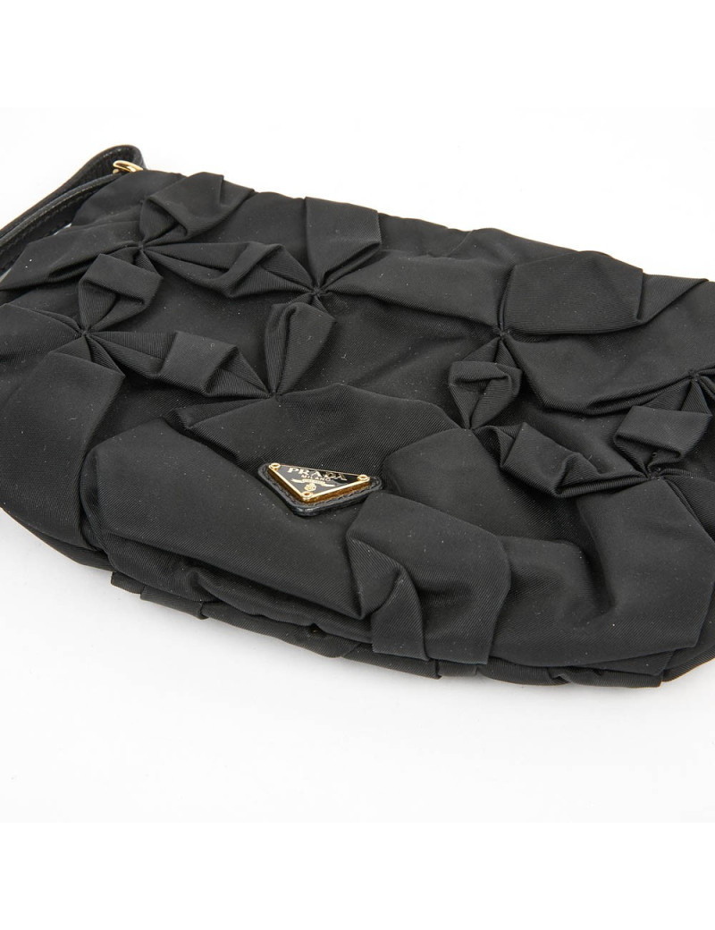 Pochette PRADA nylon noir