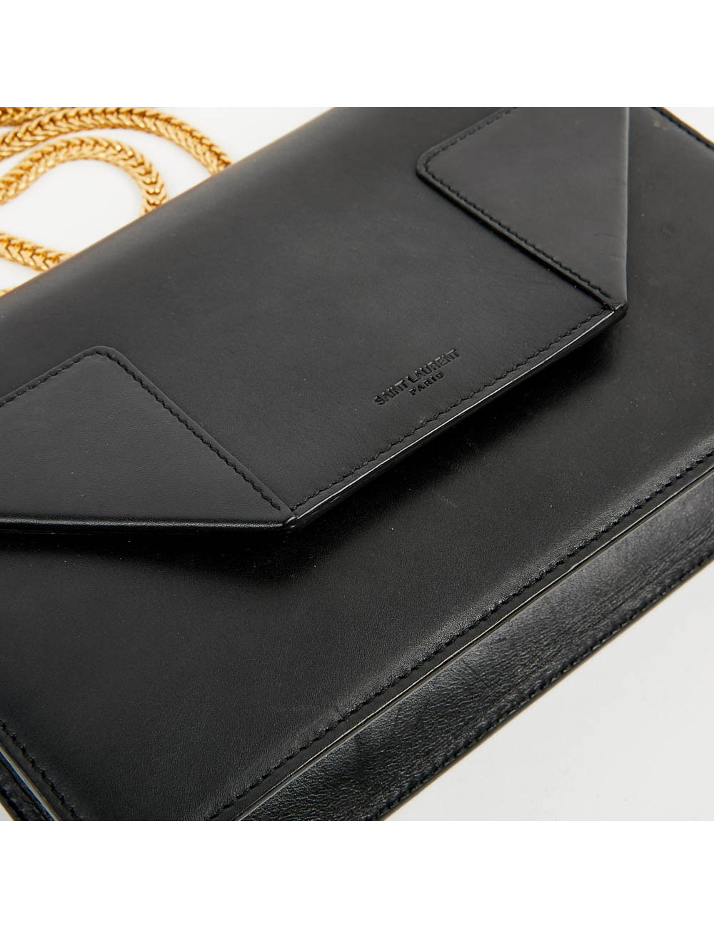 Sac noir SAINT LAURENT cuir lisse