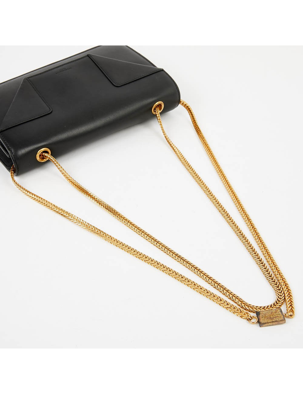 Sac noir SAINT LAURENT cuir lisse