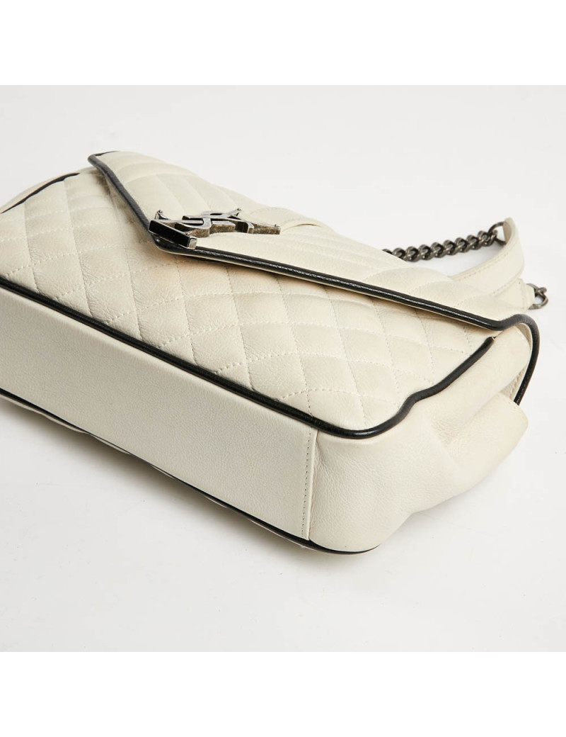 Sac enveloppe YSL beige SAINT LAURENT