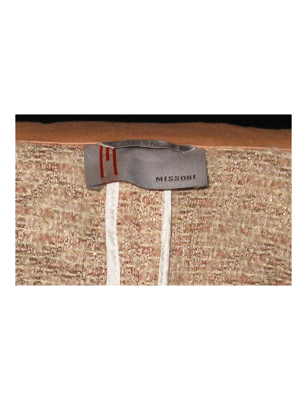 Manteau MISSONI T 36 tweed rose 