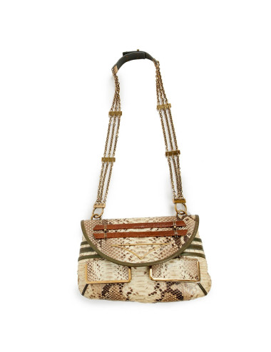 Sac CHLOE python beige