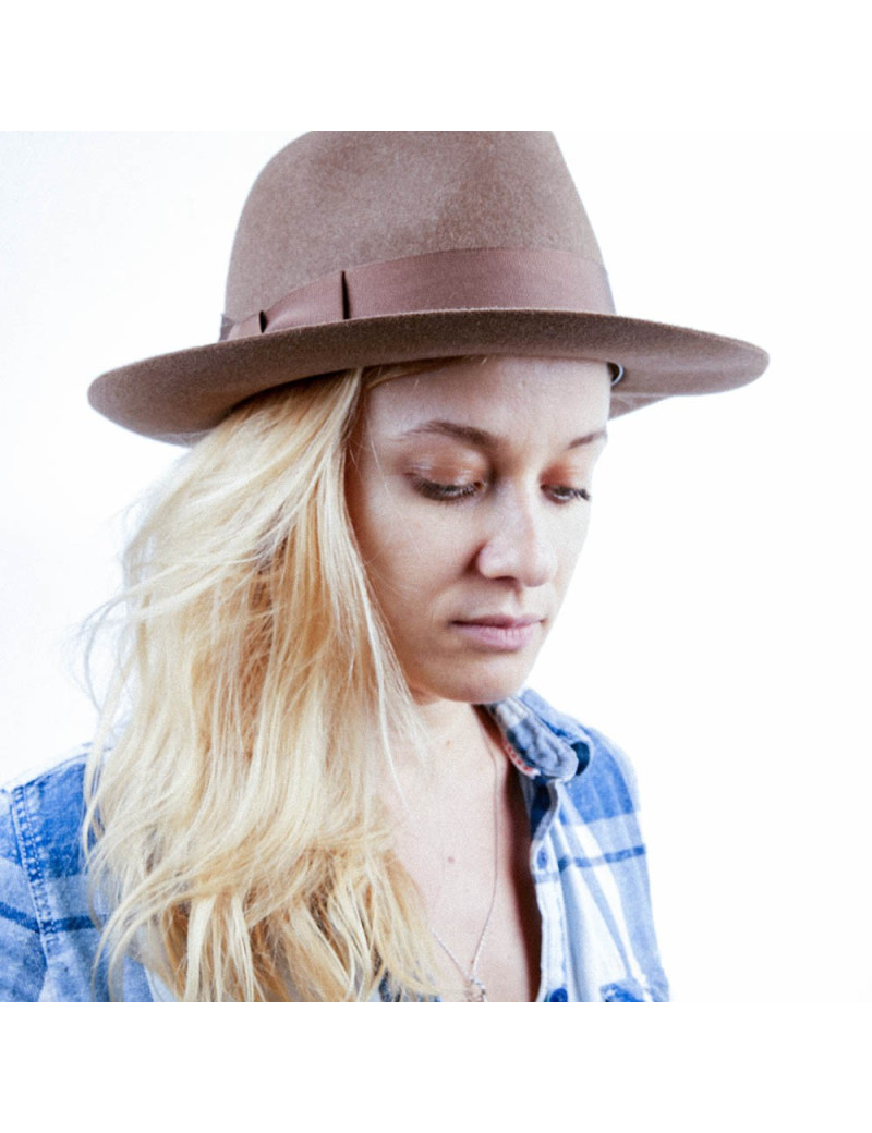 HERMES beige hat Size 57