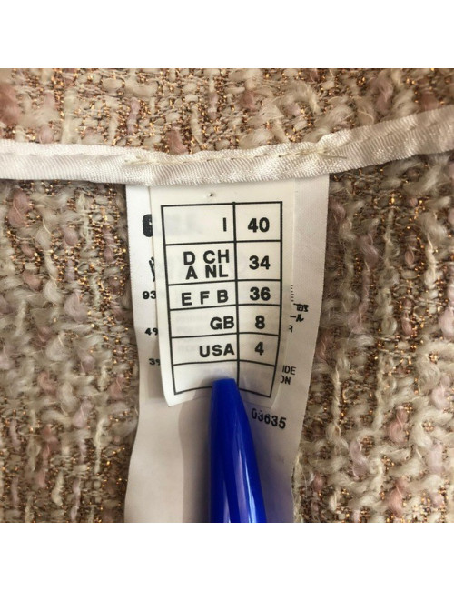 Manteau MISSONI T 36 tweed rose 