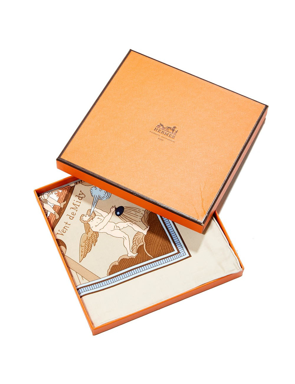 Carré HERMES coton l'Année dans les Etoiles 1999