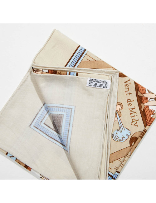 Carré HERMES coton l'Année dans les Etoiles 1999