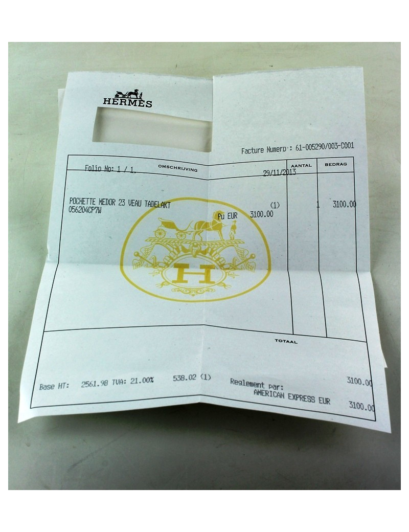 pochette Médor HERMES 