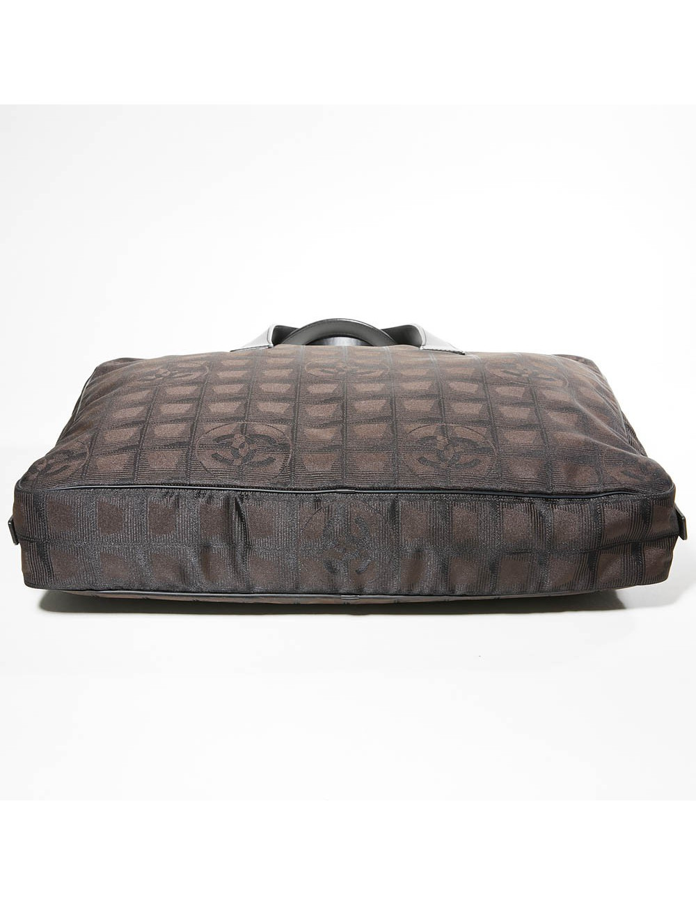 Cartable toile monogramme marron