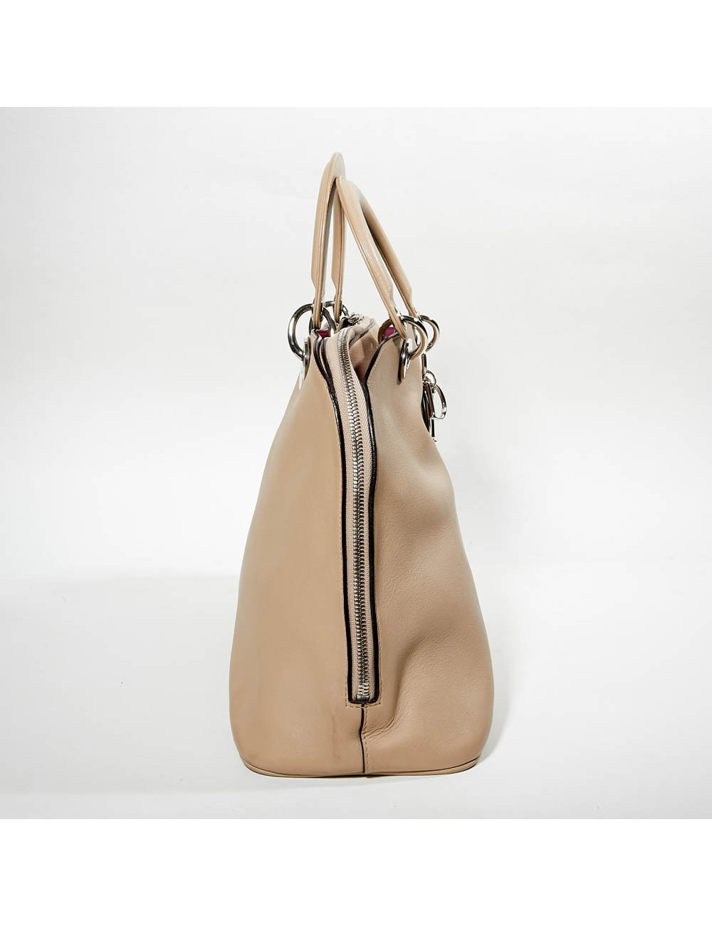 Sac DIOR cuir d'agneau beige